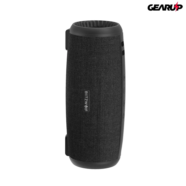 Kép 5/10 - BlitzWolf® BW-WA1: 1200mAh vezeték nélküli Bluetooth hangszóró 360 fokos térhangzással (12W)
