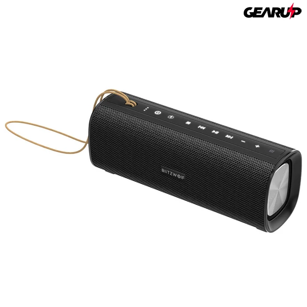 Kép 1/11 - BlitzWolf® BW-WA2: vezeték nélküli vízálló Bluetooth hangszóró (20W) 1