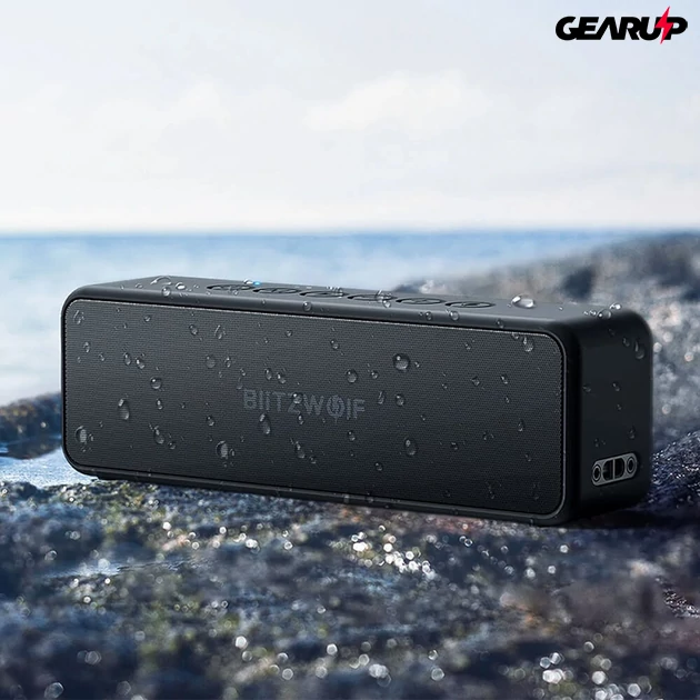 Kép 4/6 - BlitzWolf® BW-WA4: vezeték nélküli TWS Bluetooth sztereó hangszóró párban használható kettő