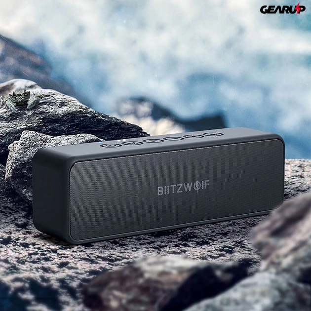 BlitzWolf® BW-WA4 vezeték nélküli TWS Bluetooth sztereó hangszóró IPX6 vízállósággal