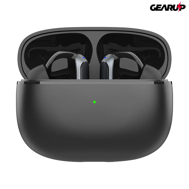 Kép 2/8 - EarFun Air 2 teljesen vezeték nélküli Hi-Res fülhallgató, 4 mikrofonnal, IPX7 - Fekete
