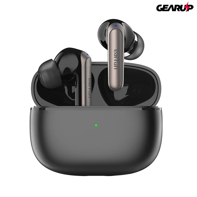 Kép 2/3 - EarFun Air 2 NC vezeték nélküli Hi-Res fülhallgató, 6 mikrofon, zajszűrés, IPX5 - Fekete