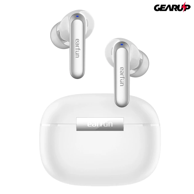 Kép 1/2 - EarFun Air 2 teljesen vezeték nélküli Hi-Res fülhallgató, 4 mikrofonnal, IPX7 - Fehér