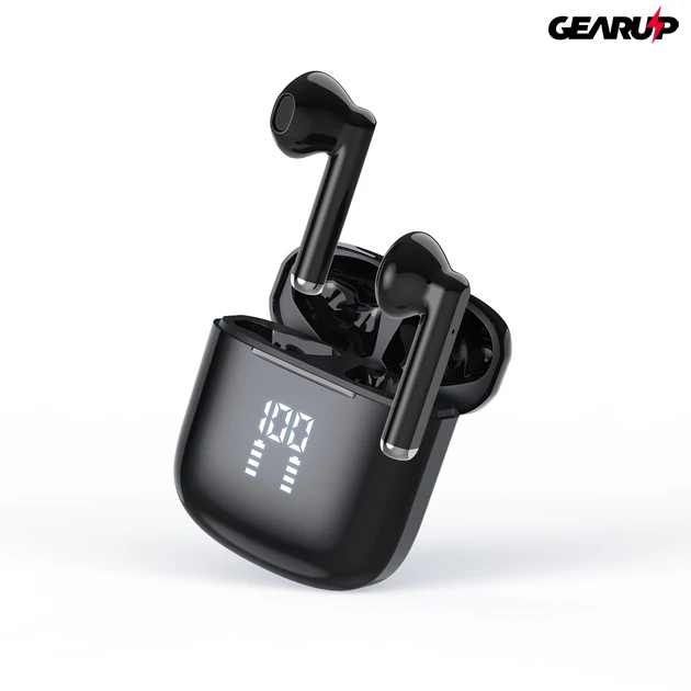 Kép 1/7 - EarFun Air Lite vezeték nélküli fülhallgató, akkumulátor kijelzővel, IPX7 vízállósággal, fekete (TW204) Kép 1/7 - EarFun Air Lite vezeték nélküli fülhallgató, akkumulátor kijelzővel, IPX7 vízállósággal, fekete (TW204)