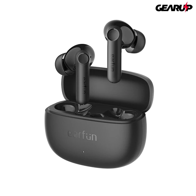 Kép 1/4 - EarFun Air Life vezeték nélküli fülhallgató, 11 óra zenelejátszás, Bluetooth 5.4 - Fekete
