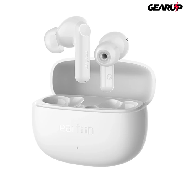 Kép 1/3 - EarFun Air Life vezeték nélküli fülhallgató, 11 óra zenelejátszás, Bluetooth 5.4 - Fehér