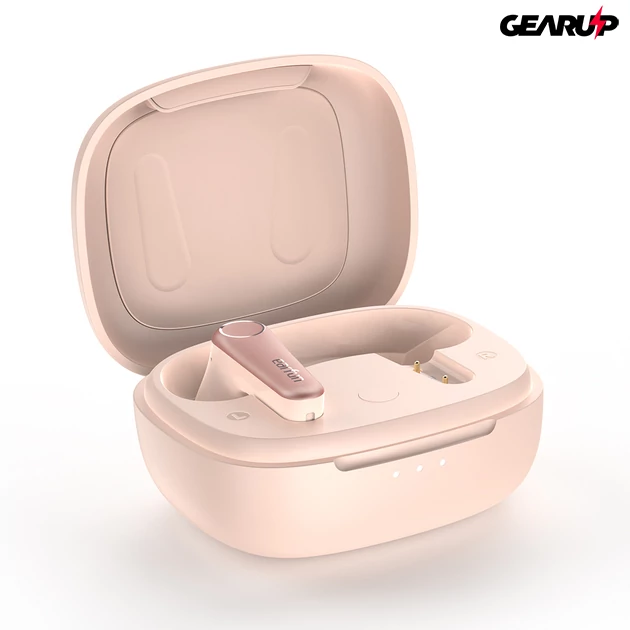 Kép 1/8 - EarFun Air Pro 3 teljesen vezeték nélküli fülhallgató zajszűréssel, 6 beépített mikrofonnal - Pink (TW500P)