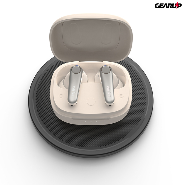 EarFun Air Pro 3 teljesen vezeték nélküli fülhallgató zajszűréssel, 6 beépített mikrofonnal - Pink