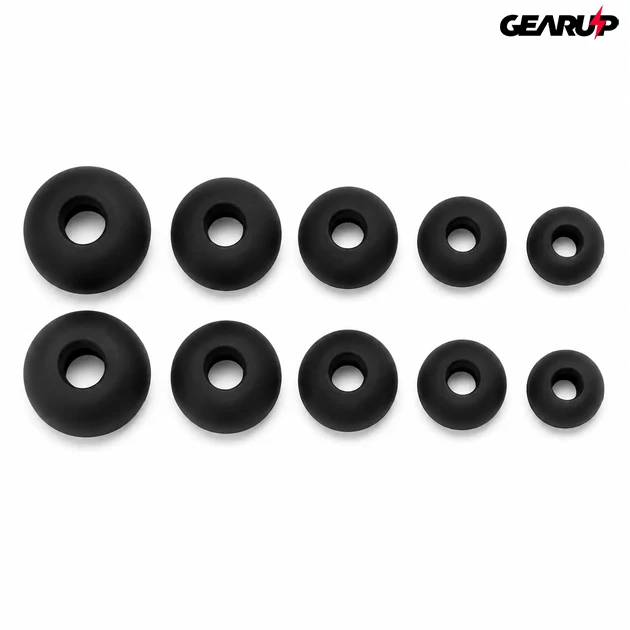 Kép 1/3 - EarFun Air Pro 4i gumiharang szett - Fekete