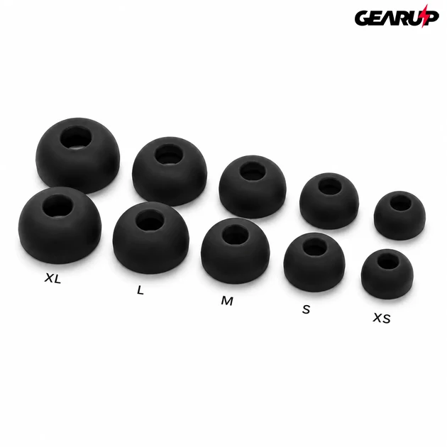 Kép 3/3 - EarFun Air Pro 4i gumiharang szett - Fekete