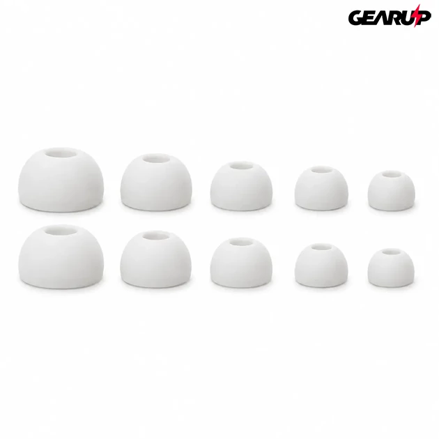 Kép 2/3 - EarFun Air Pro 4i gumiharang szett - Fehér