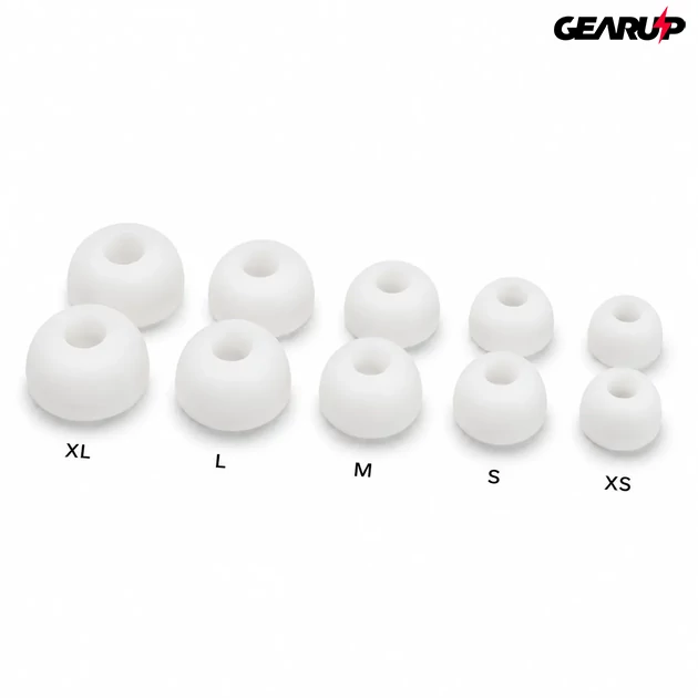 Kép 3/3 - EarFun Air Pro 4i gumiharang szett - Fehér