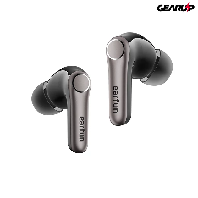 Kép 4/12 - EarFun Air Pro 4+ teljesen vezeték nélküli fülhallgató, dupla hangszóró, Bluetooth 6.0 - Fekete