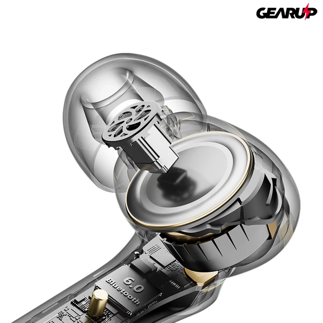 Kép 6/12 - EarFun Air Pro 4+ teljesen vezeték nélküli fülhallgató, dupla hangszóró, Bluetooth 6.0 - Fekete