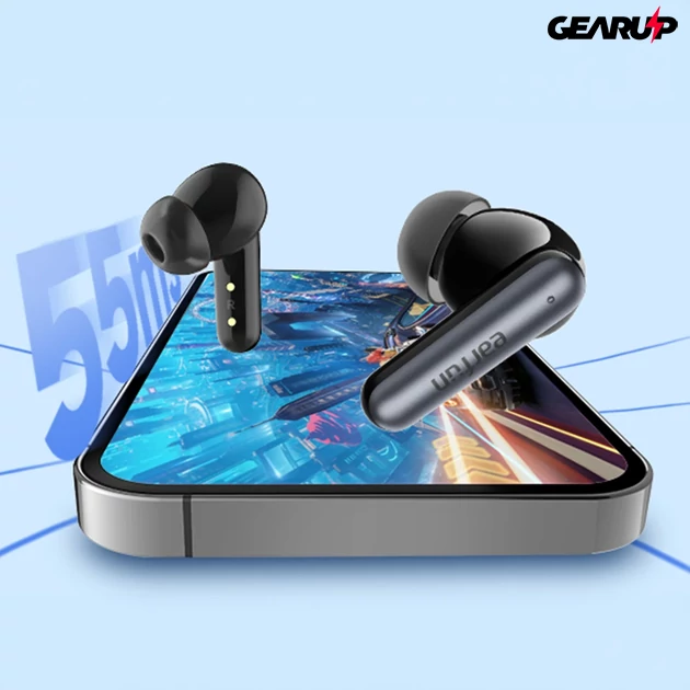 Kép 6/12 - EarFun Air Pro 4i vezeték nélküli zajszűrős fülhallgató 40 óra üzemidővel és IP55 védelemmel - LDAC, ANC