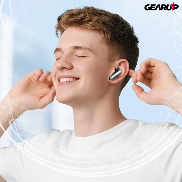 Kép 5/12 - EarFun Air Pro 4i vezeték nélküli zajszűrős fülhallgató 40 óra üzemidővel és IP55 védelemmel - LDAC, ANC
