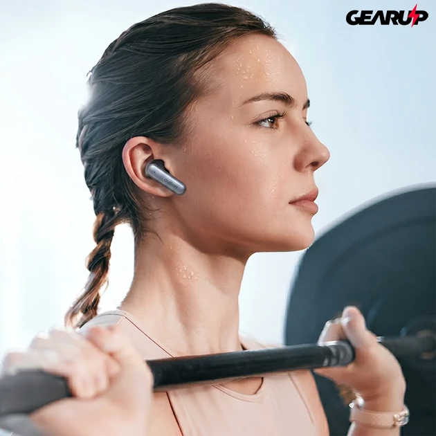 Kép 3/12 - EarFun Air Pro 4i vezeték nélküli zajszűrős fülhallgató 40 óra üzemidővel és IP55 védelemmel - LDAC, ANC