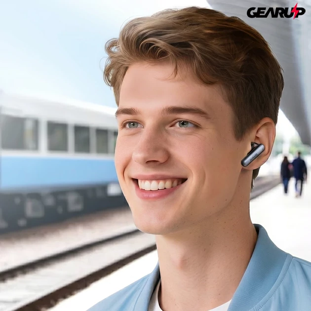 Kép 7/12 - EarFun Air Pro 4i vezeték nélküli zajszűrős fülhallgató 40 óra üzemidővel és IP55 védelemmel - LDAC, ANC