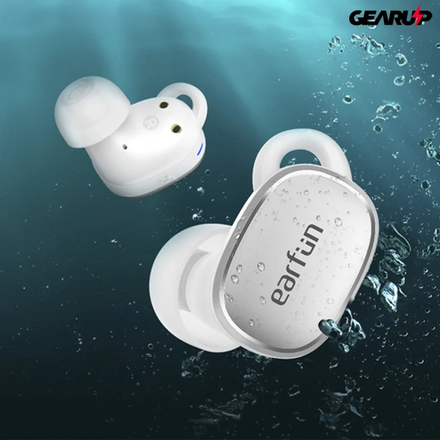 Kép 5/6 - EarFun Free Pro 3 extra könnyű Snapdragon Sound fülhallgató, zajszűrés, 6 mikrofon - Fehér