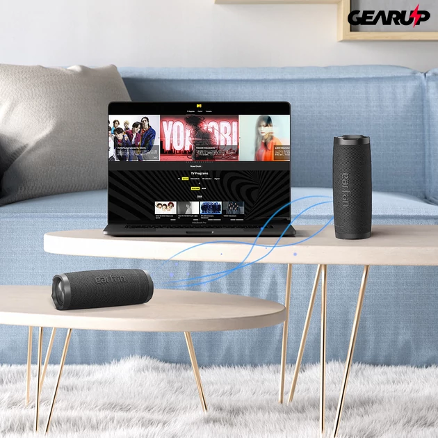 Kép 15/19 - EarFun UBOOM Slim IPX7 vízálló vezeték nélküli hordozható hangszóró, 20W (SP100)