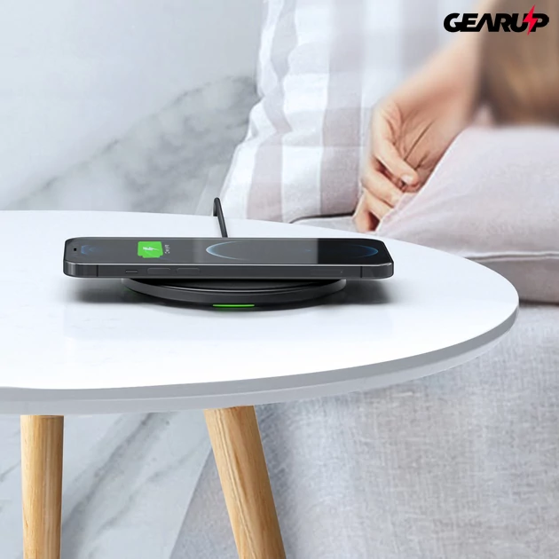 Kép 2/3 - EarFun vezeték nélküli töltőpad (15W)