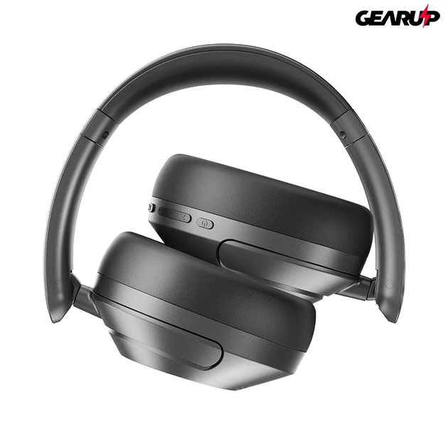 Kép 3/6 - Earfun Wave Pro vezeték nélküli zajszűrős fejhallgató 80 órás üzemidővel és 5 AI mikrofonnal - Hi-Res Audio