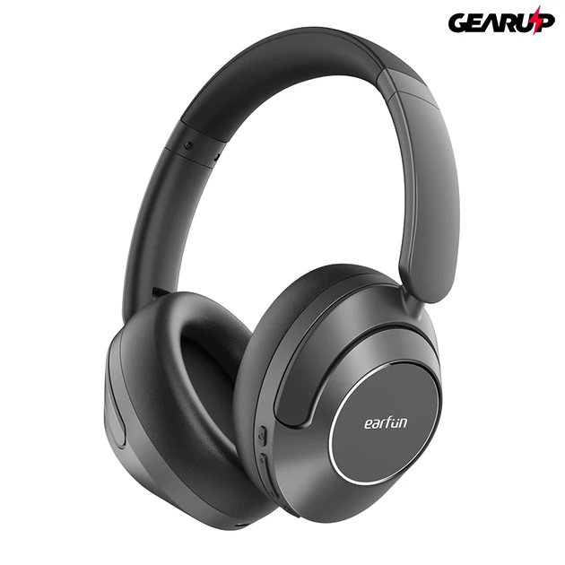 Kép 4/6 - Earfun Wave Pro vezeték nélküli zajszűrős fejhallgató 80 órás üzemidővel és 5 AI mikrofonnal - Hi-Res Audio