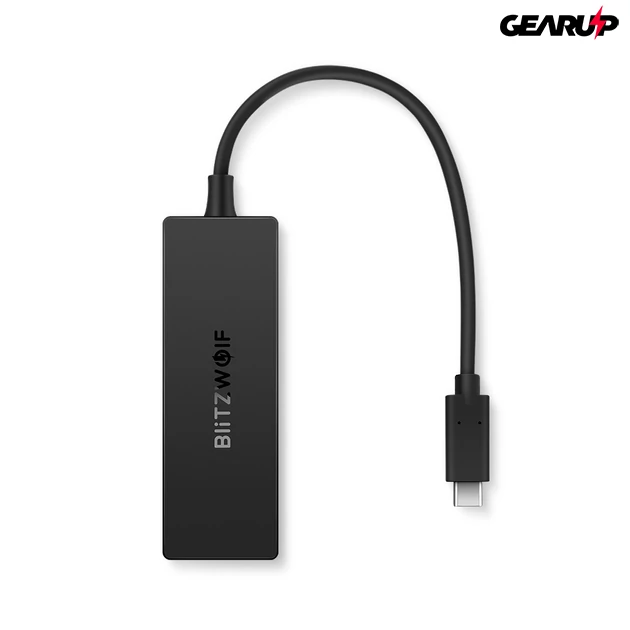 Kép 3/6 - BlitzWolf® BW-TH3: 4 az 1-ben USB 3.0 Type-C elosztó HUB OTG funkcióval