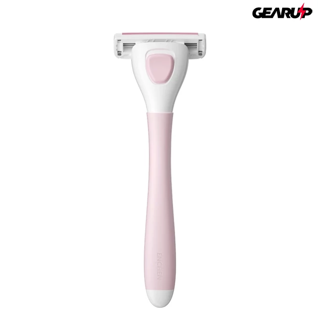 Kép 3/6 - Xiaomi Enchen T30 kézi borotva 3 pengés borotvafejjel, csúszásmentes markolattal - Pink