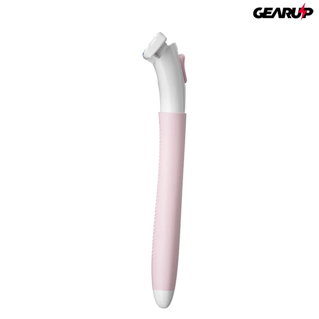 Kép 4/6 - Xiaomi Enchen T30 kézi borotva 3 pengés borotvafejjel, csúszásmentes markolattal - Pink