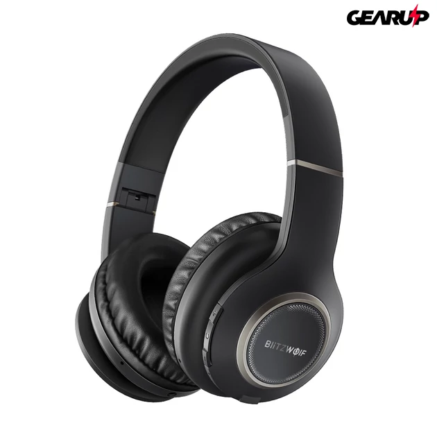 Kép 1/10 - BlitzWolf® BW-HP0: vezeték nélküli Bluetooth sport fejhallgató beépített mikrofonnal 1