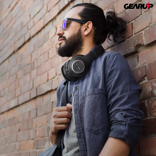 Kép 5/10 - BlitzWolf® BW-HP0: vezeték nélküli Bluetooth sport fejhallgató beépített mikrofonnal
