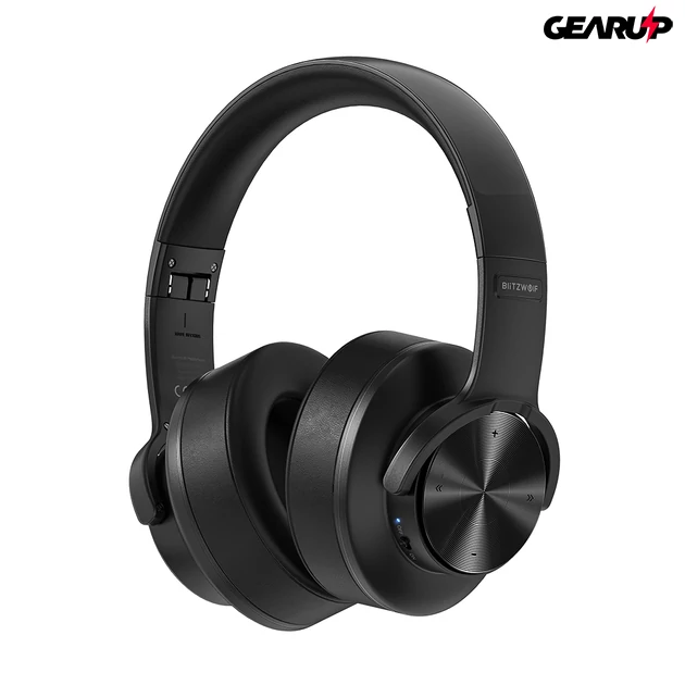 Kép 4/5 - BlitzWolf® BW-HP2: vezeték nélküli Bluetooth fejhallgató beépített mikrofonnal