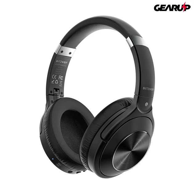 Kép 3/5 - BlitzWolf® BW-HP3: vezeték nélküli Bluetooth fejhallgató beépített mikrofonnal