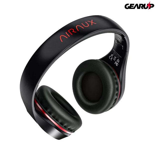 Kép 3/5 - BlitzWolf® AirAux AA-ER2: grafén összecsukható vezeték nélküli fejhallgató beépített mikrofonnal