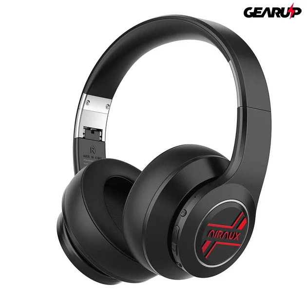 Kép 1/5 - BlitzWolf® AirAux AA-ER3: Bluetooth 5.0 fejhallgató mikrofonnal és akár 40 órás üzemidővel