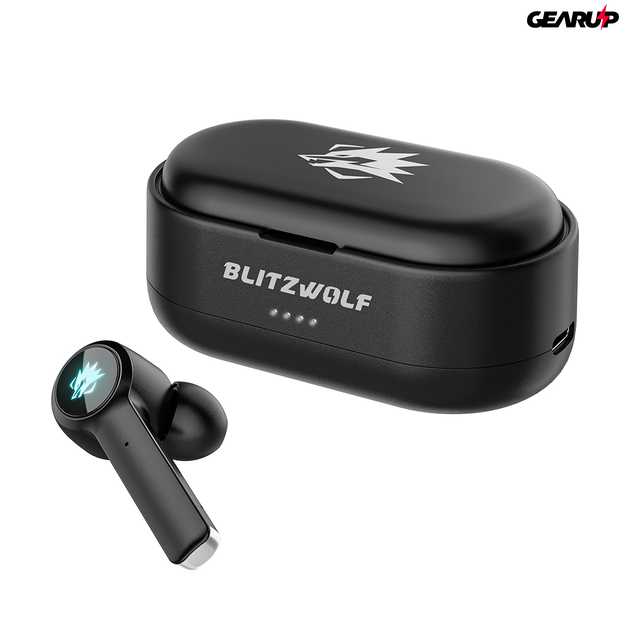 BlitzWolf® BW-FLB2: teljesen vezeték nélküli Gamer fülhallgató töltődobozzal