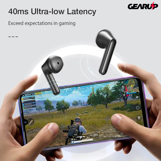 Kép 3/5 - BlitzWolf® BW-FLB5 gamer TWS fülhallgató ultra alacsony késleltetéssel