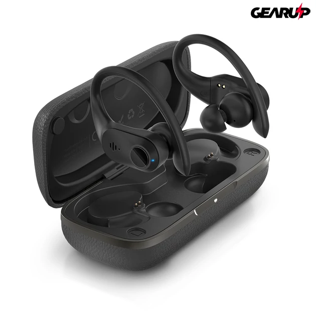 Kép 3/5 - BlitzWolf® BW-FYE10: teljesen vezeték nélküli Dynamic Driver fülhallgató bőr töltődobozzal