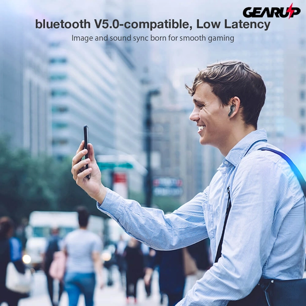 Kép 4/5 - BlitzWolf® BW-FYE15 TWS fülhallgató Bluetooth V5.0 támogatással