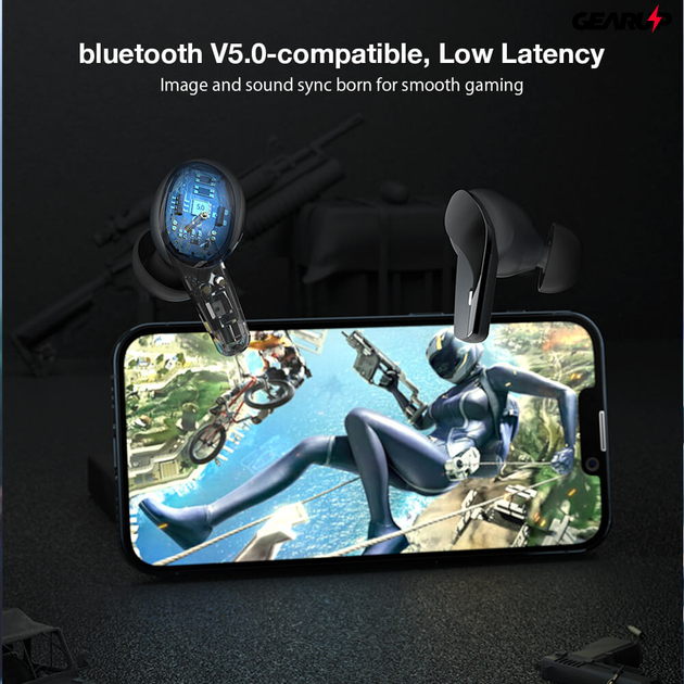 BlitzWolf® BW-FYE15 TWS Bluetooth V5.0 fülhallgató alacsony késleltetés