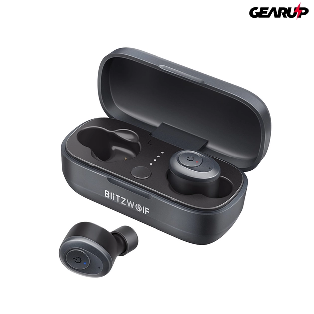 Kép 1/9 - BlitzWolf® BW-FYE4: teljesen vezeték nélküli fülhallgató töltődobozzal, Bluetooth 5.0 (IPX4) 1