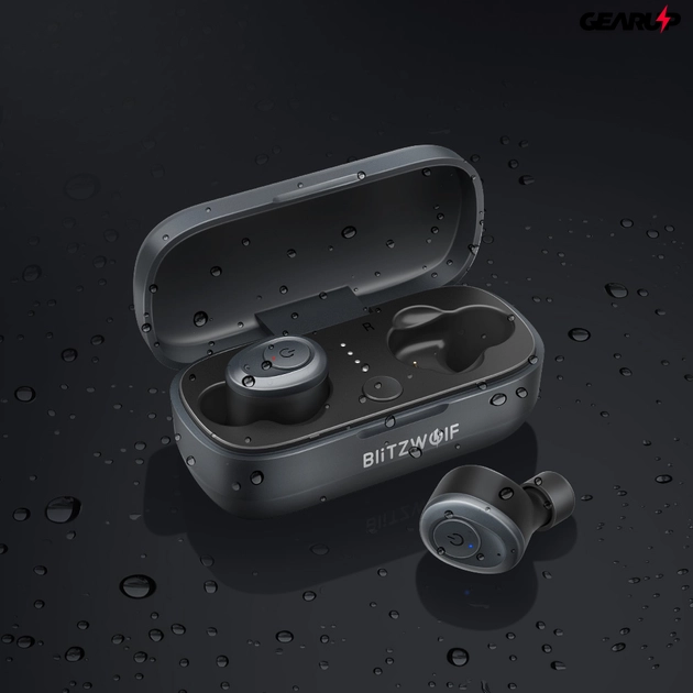 BlitzWolf® BW-FYE4: teljesen vezeték nélküli fülhallgató töltődobozzal / Bluetooth 5.0 (IPX4)