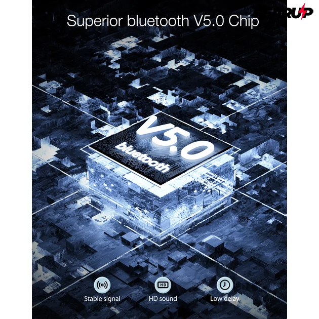 Kép 5/11 - BlitzWolf® BW-FYE5S: teljesen vezeték nélküli mini fülhallgató töltődobozzal - Fekete