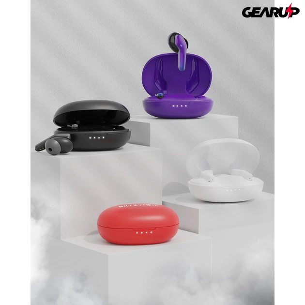 Kép 10/11 - BlitzWolf® BW-FYE5S: teljesen vezeték nélküli mini fülhallgató töltődobozzal - Fekete