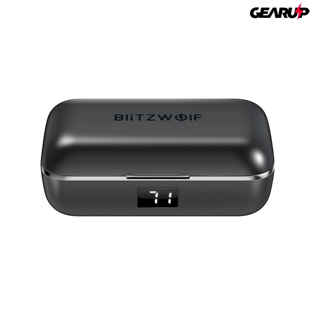 Kép 6/12 - BlitzWolf® BW-FYE6: vezeték nélküli grafén fülhallgató digitális kijelzővel és mikrofonnal (IPX6)