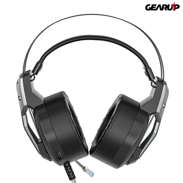 Kép 4/6 - BlitzWolf® BW-GH1: 7.1 gamer fejhallgató RGB leddel