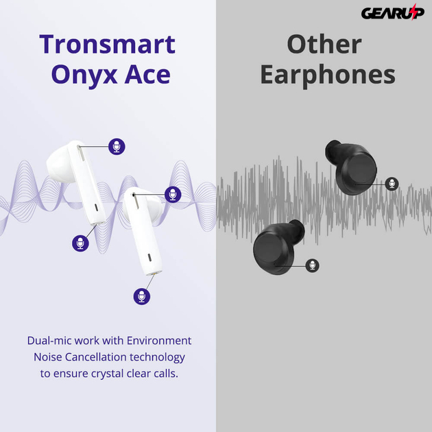 Tronsmart Onyx Ace: vezeték nélküli fülhallgató (aptX)