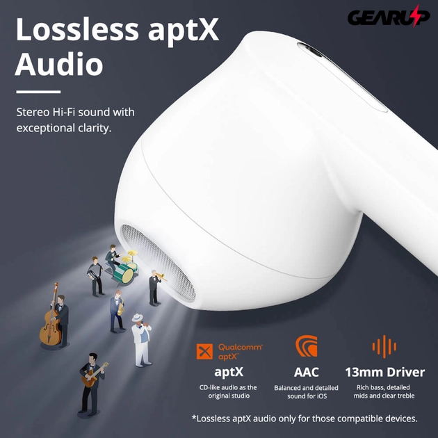 Kép 9/22 - Tronsmart Onyx Ace: vezeték nélküli fülhallgató (aptX)