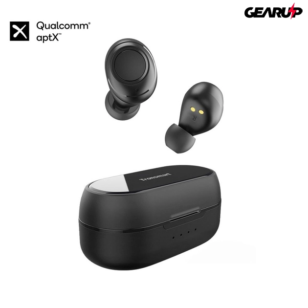 Kép 2/3 - Tronsmart Onyx Free: vezeték nélküli fülhallgató beépített UV fertőtlenítéssel (aptX)